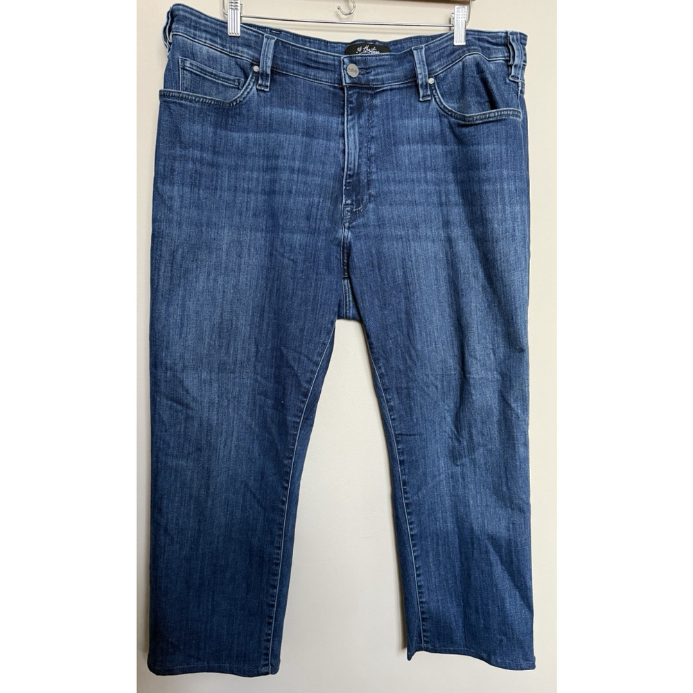 34 Heritage Jeans Charisma Comfort Classic Straight Leg Blue Size 40 X 27 Read